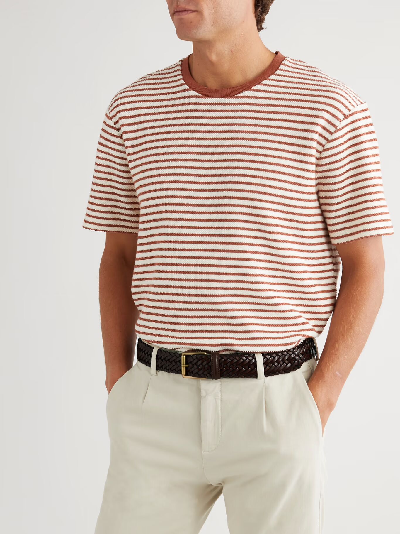 Ремень из плетеной кожи ANDERSON'S, коричневый
Ремень из плетеной кожи ANDERSON'S, коричневый