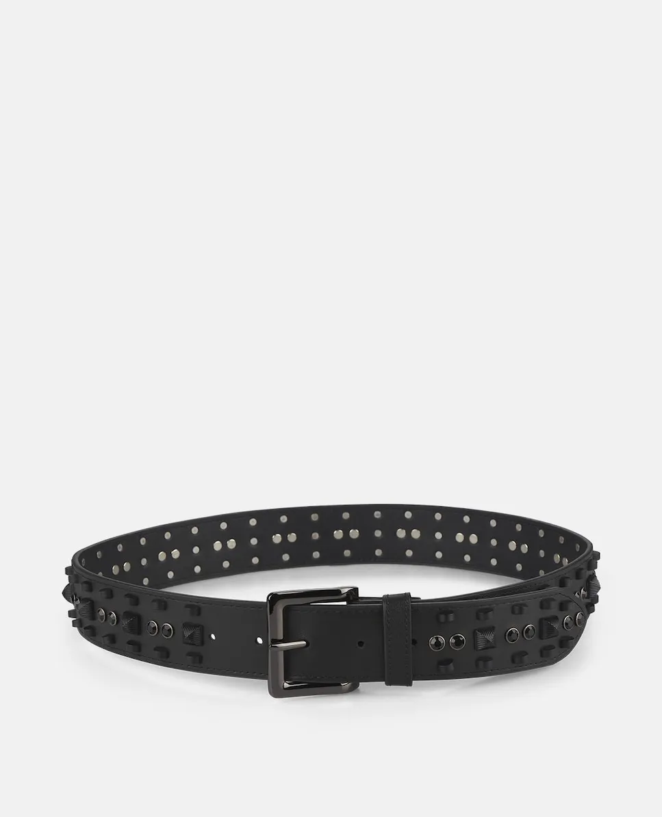 Женский кожаный ремень с квадратной пряжкой и декоративными заклёпками Alma En Pena, черный
Женский кожаный ремень с квадратной пряжкой и декоративными заклёпками Alma En Pena, черный