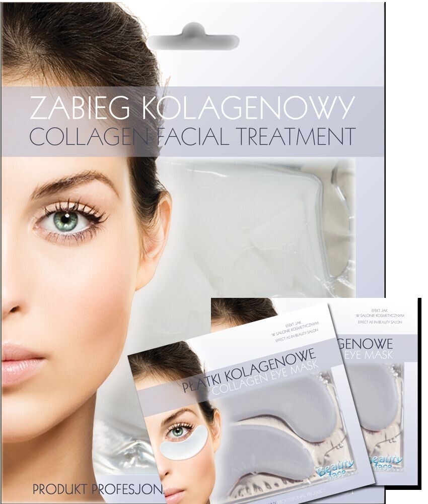 Beautyface Collagen набор: коллагеновая маска для лица, 1 шт. + патчи для глаз, 2 пары
Beautyface Collagen набор: коллагеновая маска для лица, 1 шт. + патчи для глаз, 2 пары