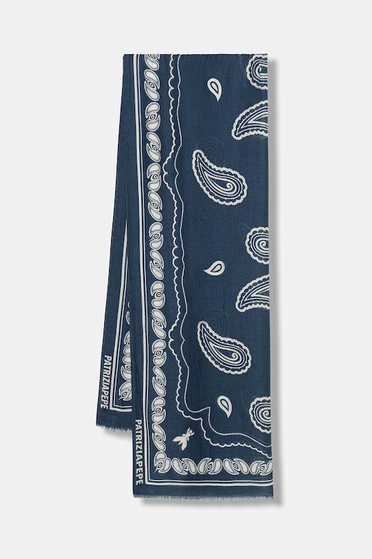 Шарф с шелком Patrizia Pepe, синий
Шарф с шелком Patrizia Pepe, синий