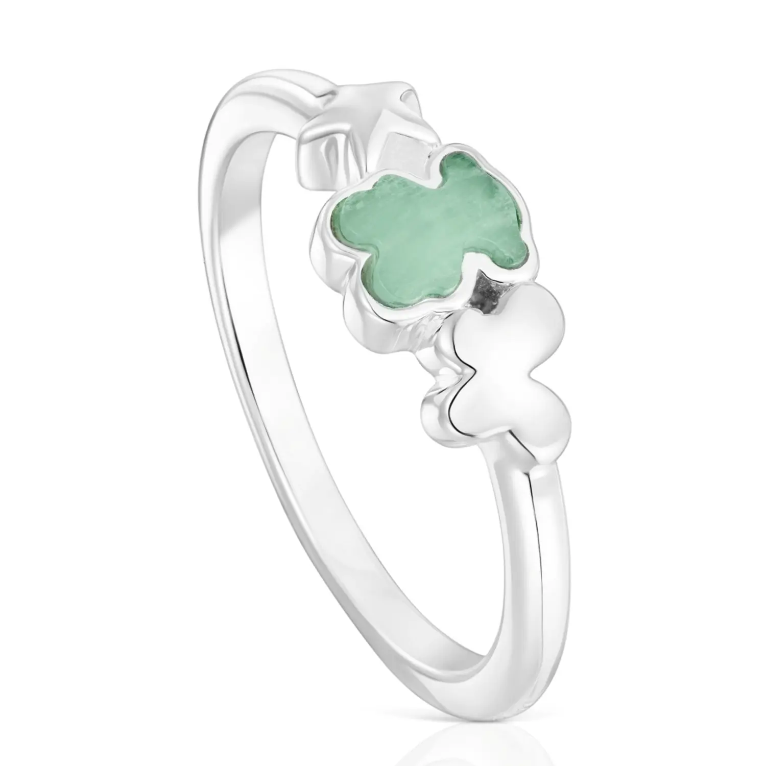 Кольцо Tous Bold Motif With An Bear, серебро/амазонит
Кольцо Tous Bold Motif With An Bear, серебро/амазонит