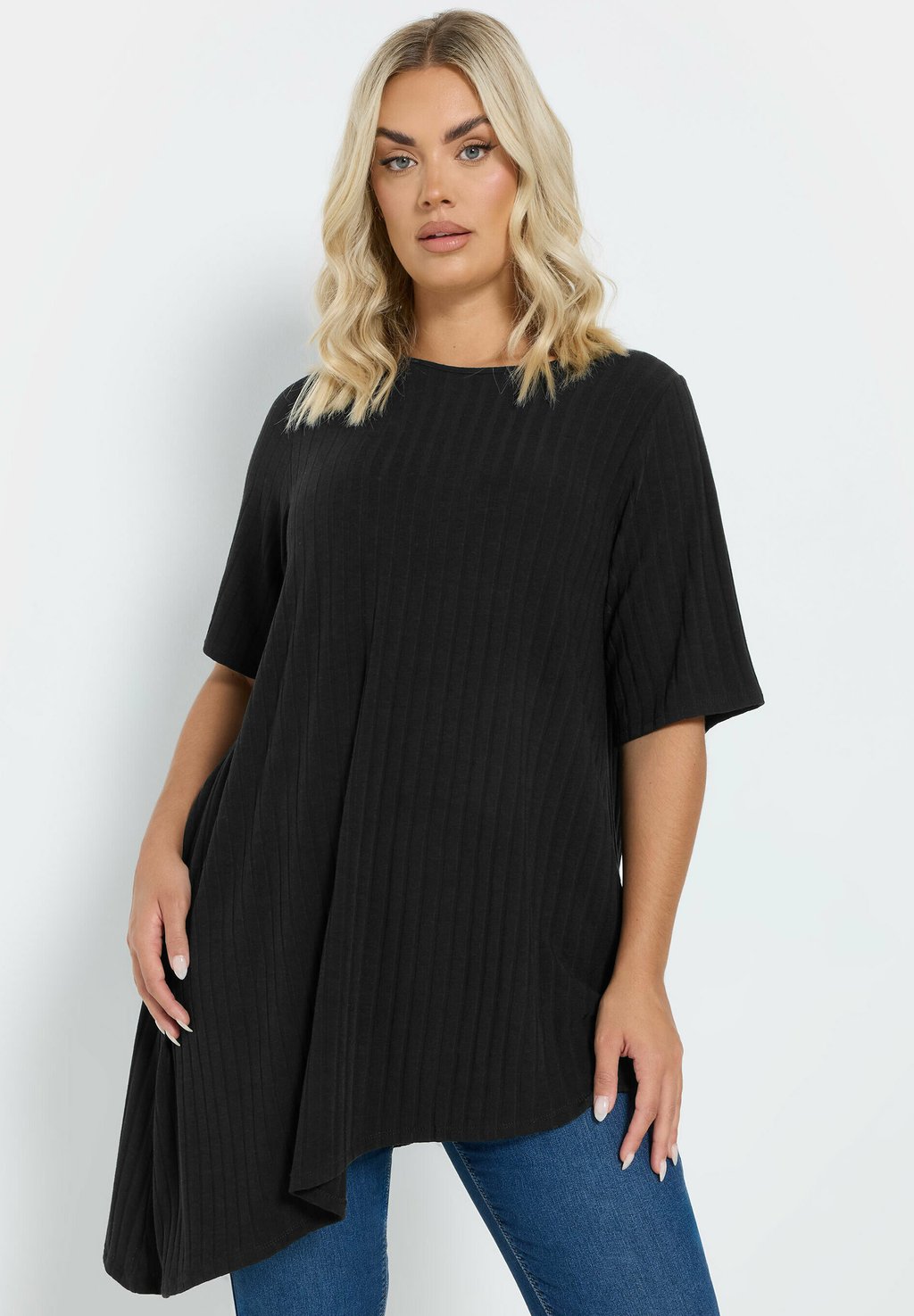 Базовая футболка Yours Clothing, антрацит
Базовая футболка Yours Clothing, антрацит