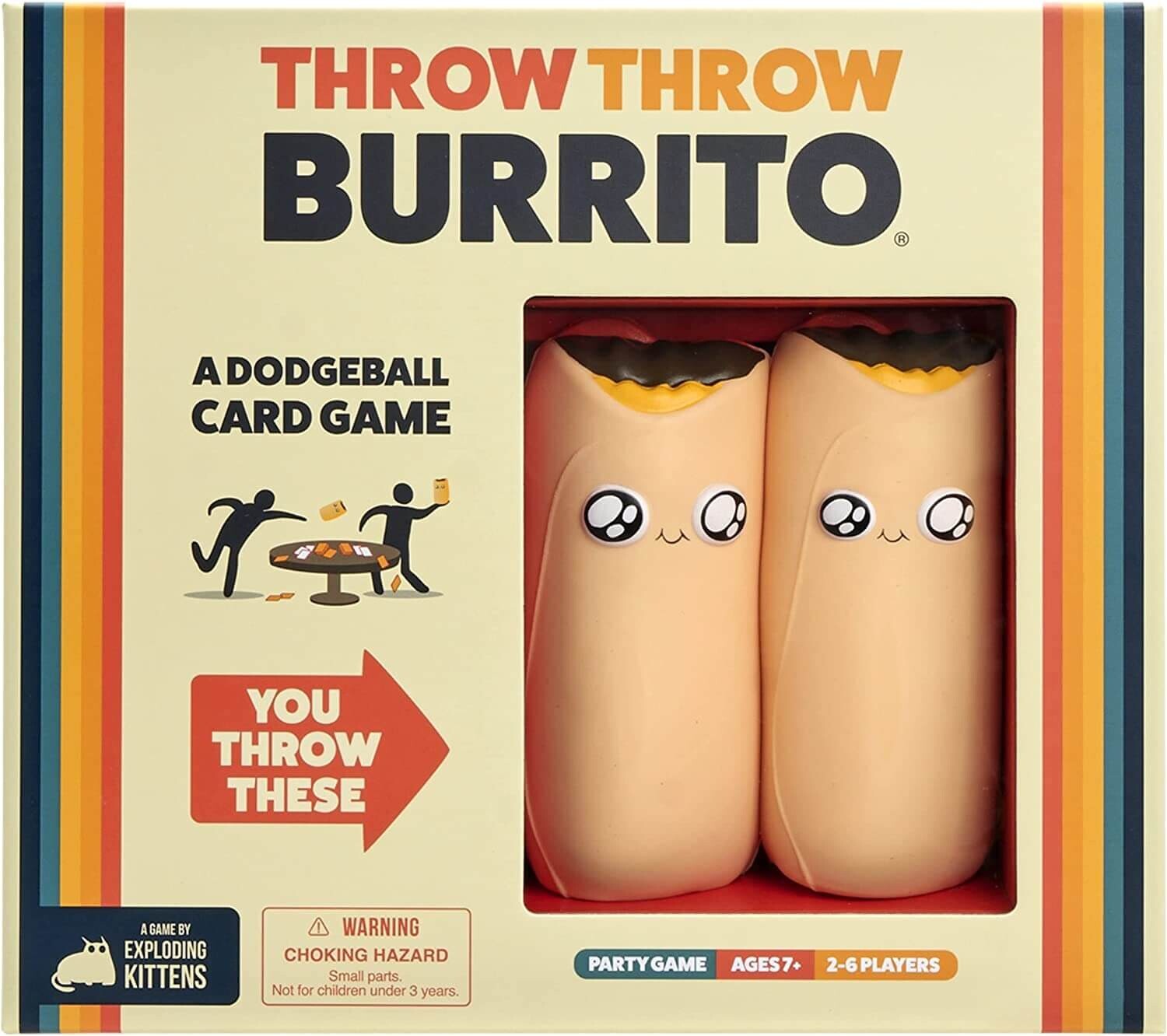 Настольная игра Exploding Kittens Throw Throw Burrito: A Dodgeball Card Game
Настольная игра Exploding Kittens Throw Throw Burrito: A Dodgeball Card Game