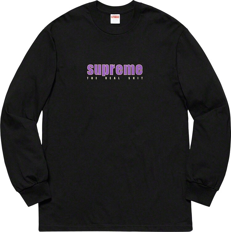 Лонгслив Supreme The Real Shit Long-Sleeve Tee 'Black', черный
Лонгслив Supreme The Real Shit Long-Sleeve Tee 'Black', черный