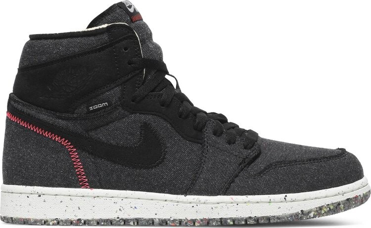 Кроссовки Air Jordan 1 High Zoom Crater, черный 
Кроссовки Air Jordan 1 High Zoom Crater, черный