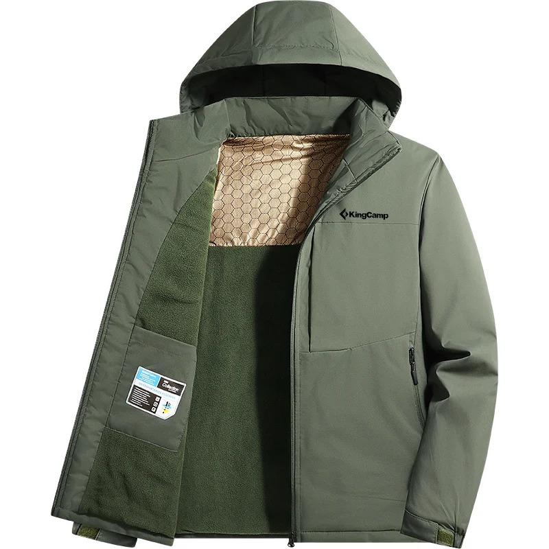Куртка Kingcamp на флисовой подкладке, зеленый армейский
Куртка Kingcamp на флисовой подкладке, зеленый армейский