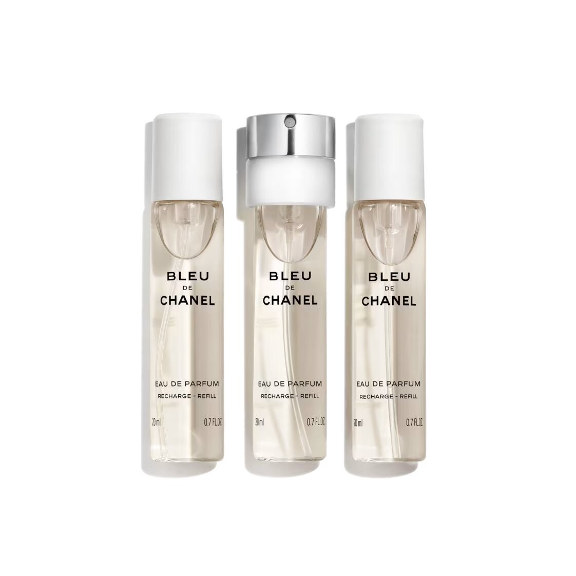 Набор сменных флаконов парфюмерной воды Chanel Bleu de Chanel, 3x20 мл
Набор сменных флаконов парфюмерной воды Chanel Bleu de Chanel, 3x20 мл