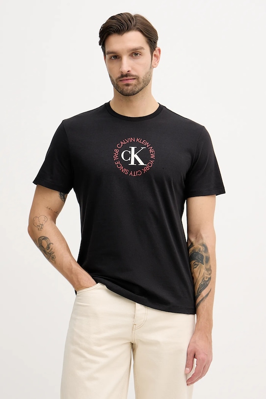 Хлопковая футболка Calvin Klein Jeans, черный
Хлопковая футболка Calvin Klein Jeans, черный