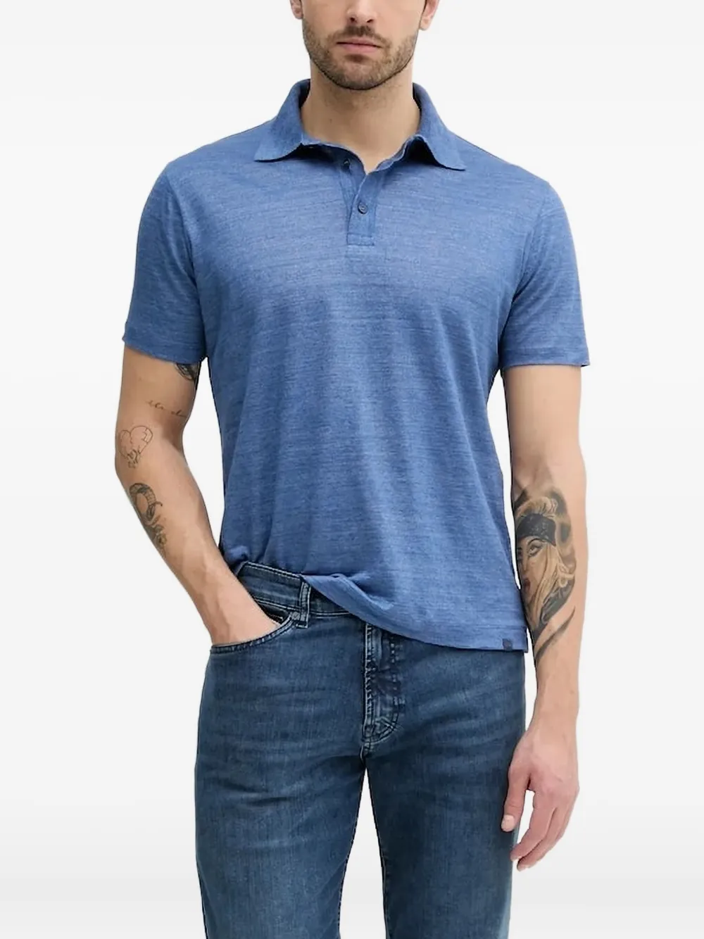 Льняная рубашка-поло на пуговицах Paul & Shark, синий
Льняная рубашка-поло на пуговицах Paul & Shark, синий