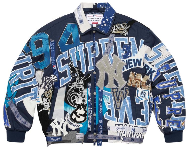Куртка Supreme x Jeff Hamilton New York Yankees Varsity Jacket, мультиколор
Куртка Supreme x Jeff Hamilton New York Yankees Varsity Jacket, мультиколор