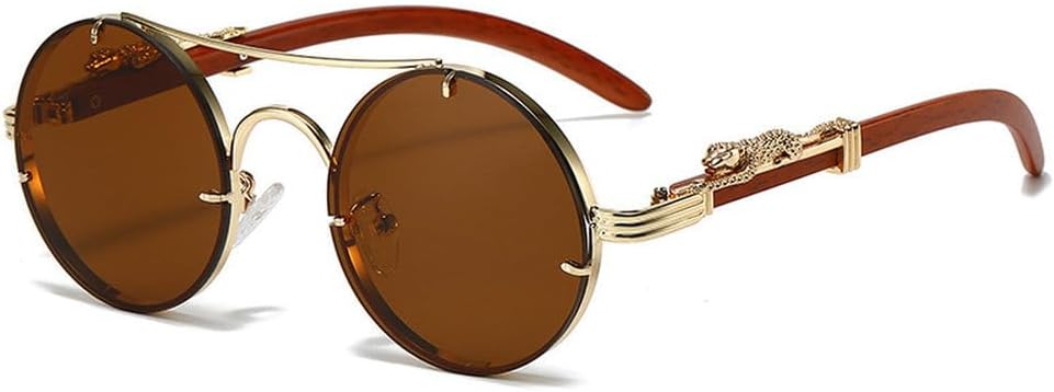 Винтажные круглые солнцезащитные очки для мужчин, модные, с двойной перемычкой, разноцветные, для женщин, ретро, стильные, роскошные солнцезащитные очки TKKTLLT, Golden-brown
Винтажные круглые солнцезащитные очки для мужчин, модные, с двойной перемычкой, разноцветные, для женщин, ретро, стильные, роскошные солнцезащитные очки TKKTLLT, Golden-brown