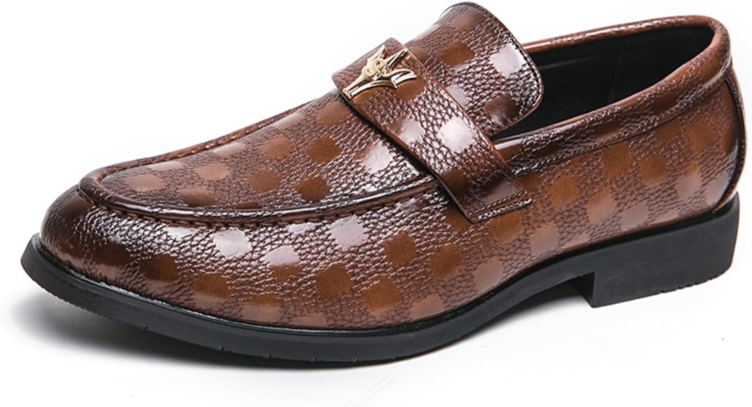 Мужские лоферы с тиснением под крокодила и кисточками, классический стиль «пенни» для формальной и повседневной носки- легко стильные и вечные Aokisx, коричневый
Мужские лоферы с тиснением под крокодила и кисточками, классический стиль «пенни» для формальной и повседневной носки- легко стильные и вечные Aokisx, коричневый