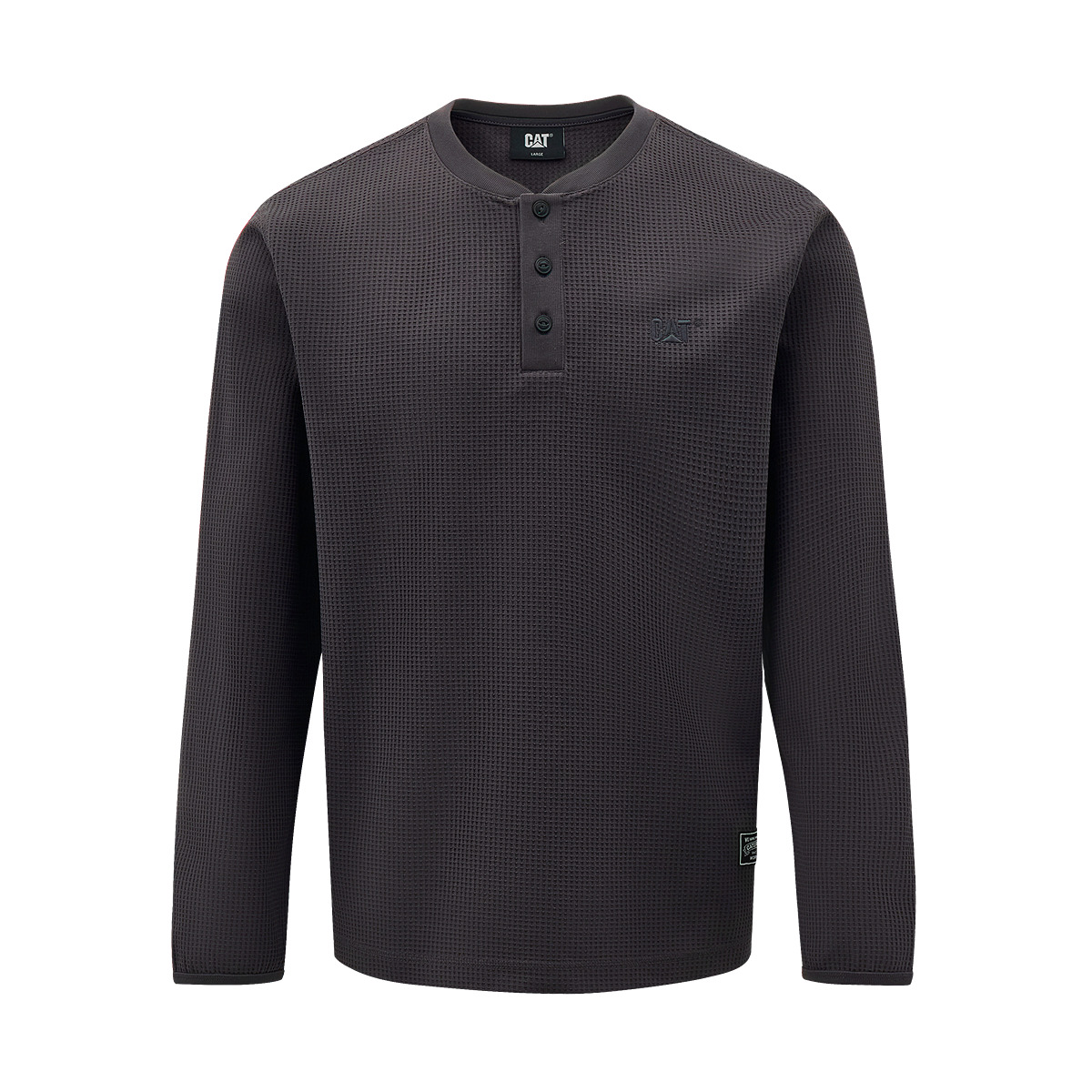 CAT Футболка мужская темно-серая Henry Collar
CAT Футболка мужская темно-серая Henry Collar