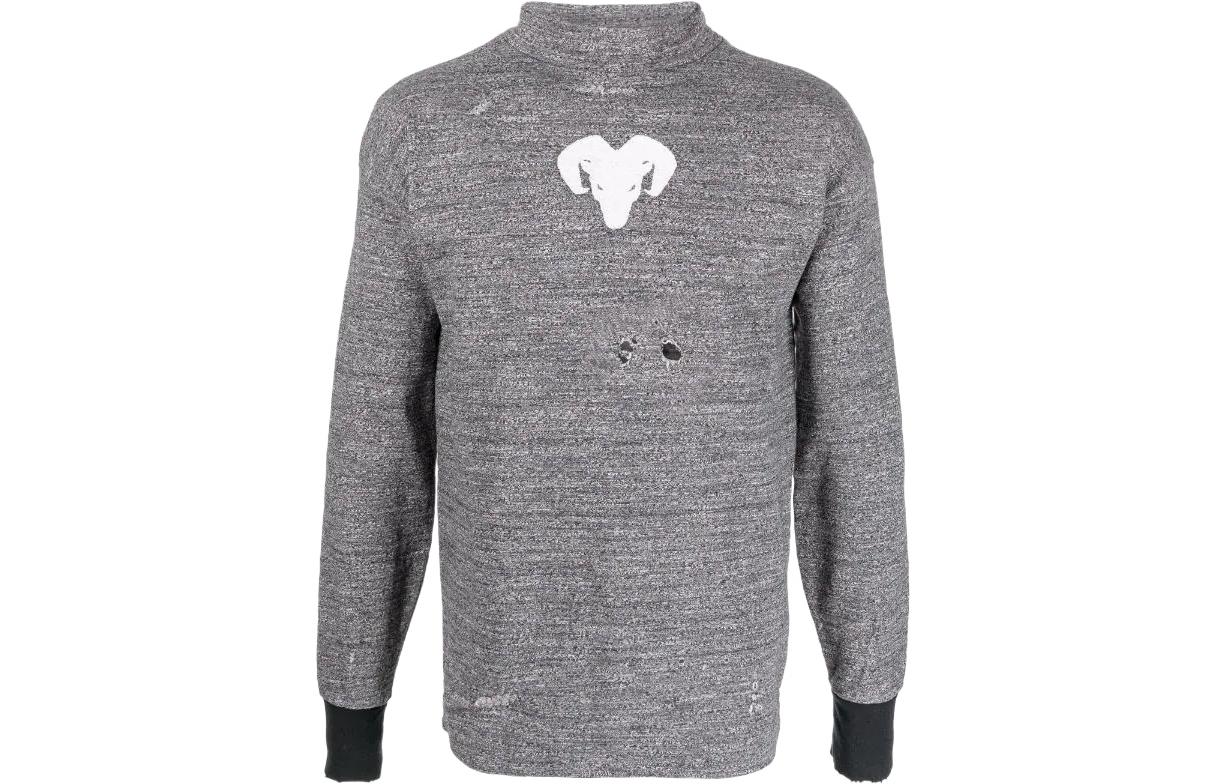 Футболка с высоким воротником в стиле Grunge Maison Margiela, серая
Футболка с высоким воротником в стиле Grunge Maison Margiela, серая