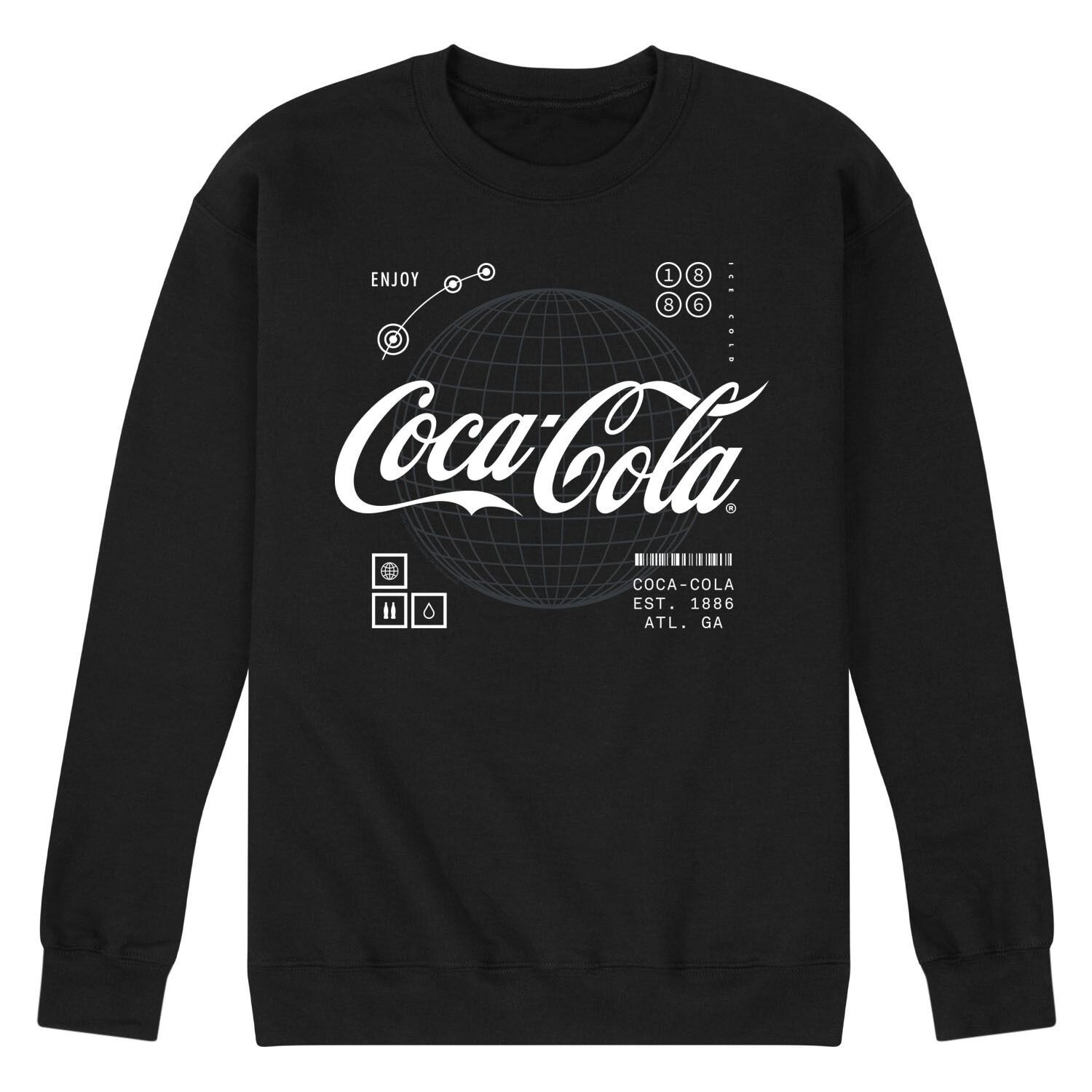 Мужской свитшот с графическим логотипом CocaCola Licensed Character
Мужской свитшот с графическим логотипом CocaCola Licensed Character