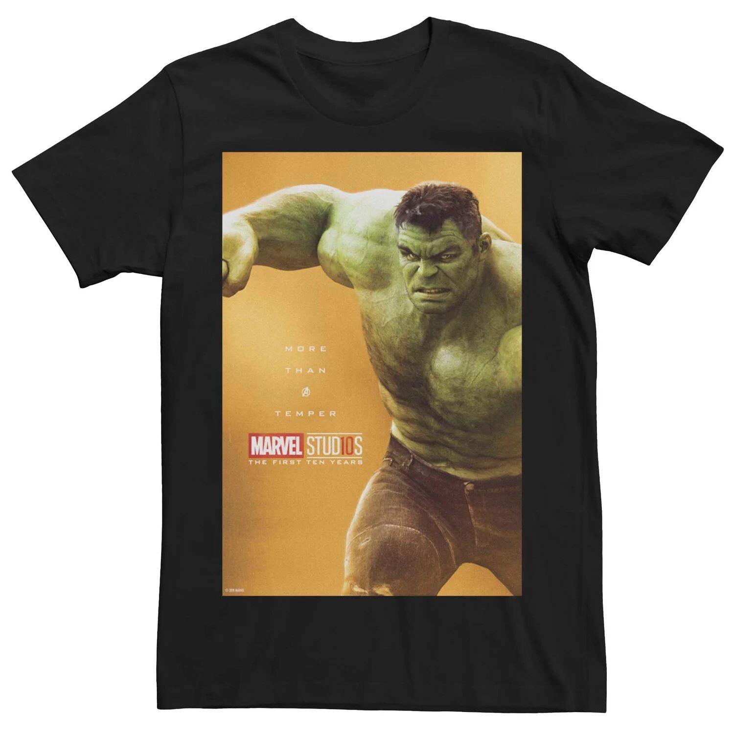 Мужская футболка с плакатом Marvel Studios Hulk More Than A Temper для подростков Licensed Character
Мужская футболка с плакатом Marvel Studios Hulk More Than A Temper для подростков Licensed Character