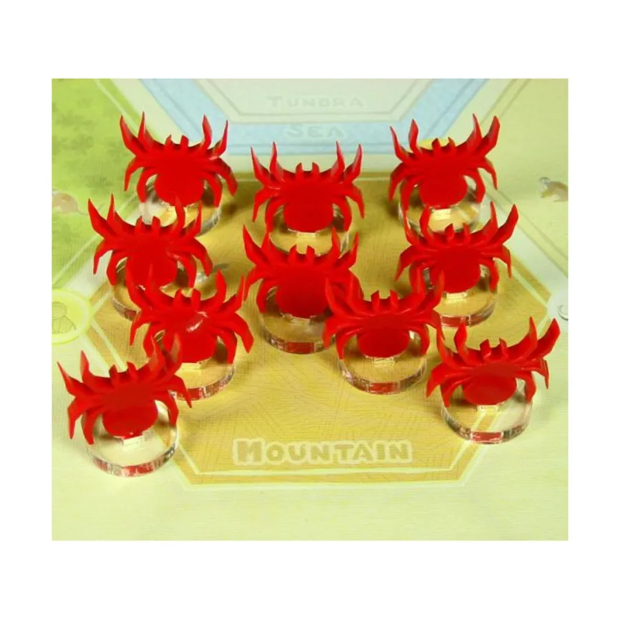 Доминирующие виды — Маркеры паукообразных (10), Token Sets - Dominant Species (Litko Aerosystems)
Доминирующие виды — Маркеры паукообразных (10), Token Sets - Dominant Species (Litko Aerosystems)