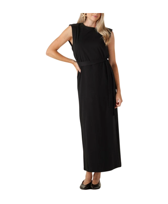 Черное платье миди с подплечниками Selected Femme, черный
Черное платье миди с подплечниками Selected Femme, черный