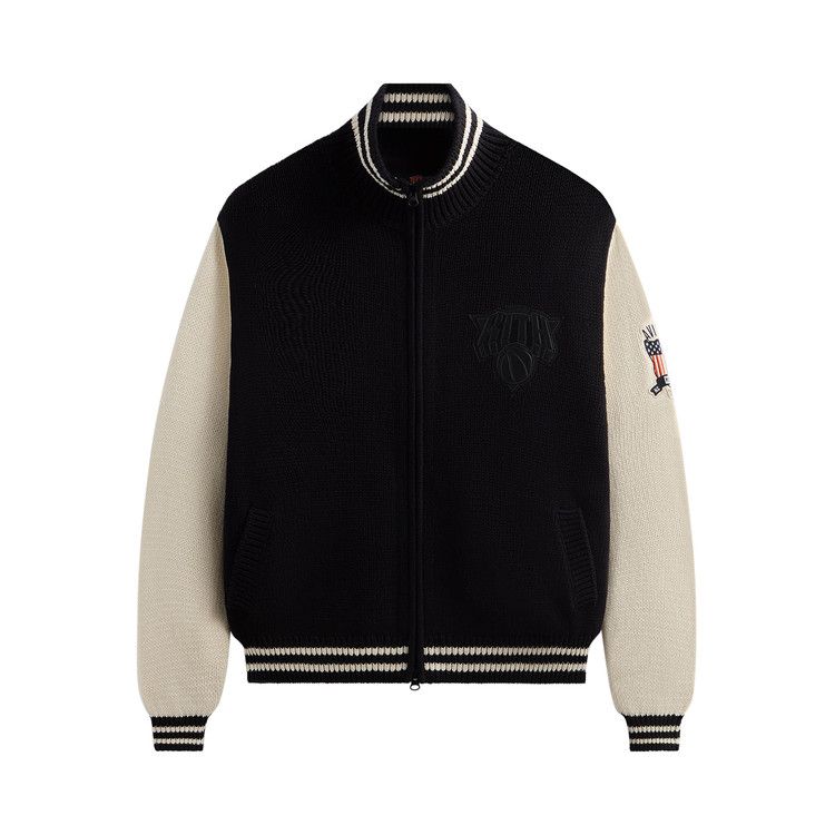Свитер Kith & AVIREX For The New York Knicks Wyona Full Zip Sweater, Black 
Свитер Kith & AVIREX For The New York Knicks Wyona Full Zip Sweater, Black