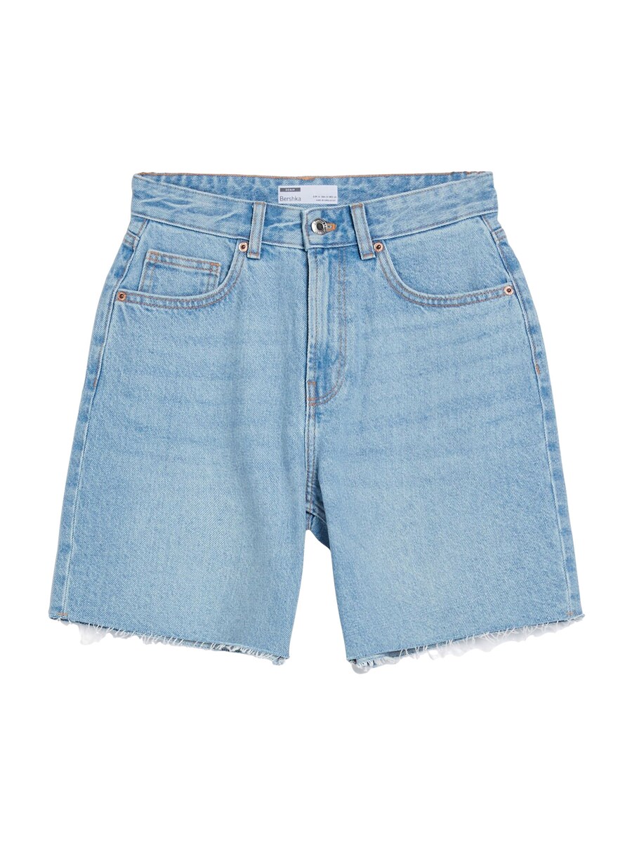 Обычные джинсы Bershka, синий деним
Обычные джинсы Bershka, синий деним