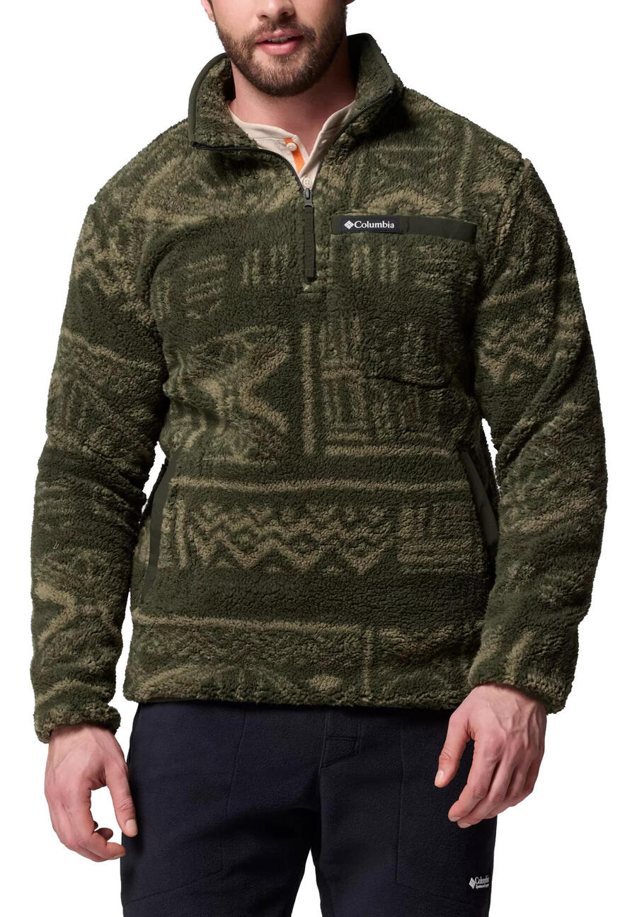 Мужская флисовая куртка Columbia Rugged Ridge Sherpa с застежкой-молнией на ½ молнии, зелёная, 2135471
Мужская флисовая куртка Columbia Rugged Ridge Sherpa с застежкой-молнией на ½ молнии, зелёная, 2135471