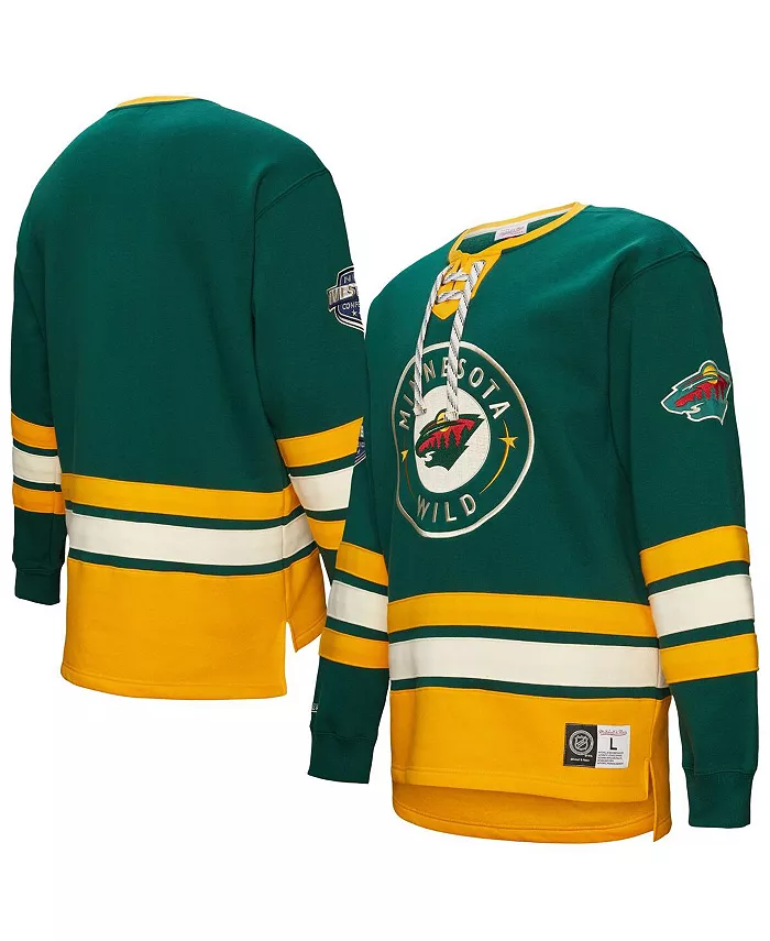 Мужская зеленая толстовка Minnesota Wild Heritage на шнуровке Mitchell & Ness
Мужская зеленая толстовка Minnesota Wild Heritage на шнуровке Mitchell & Ness