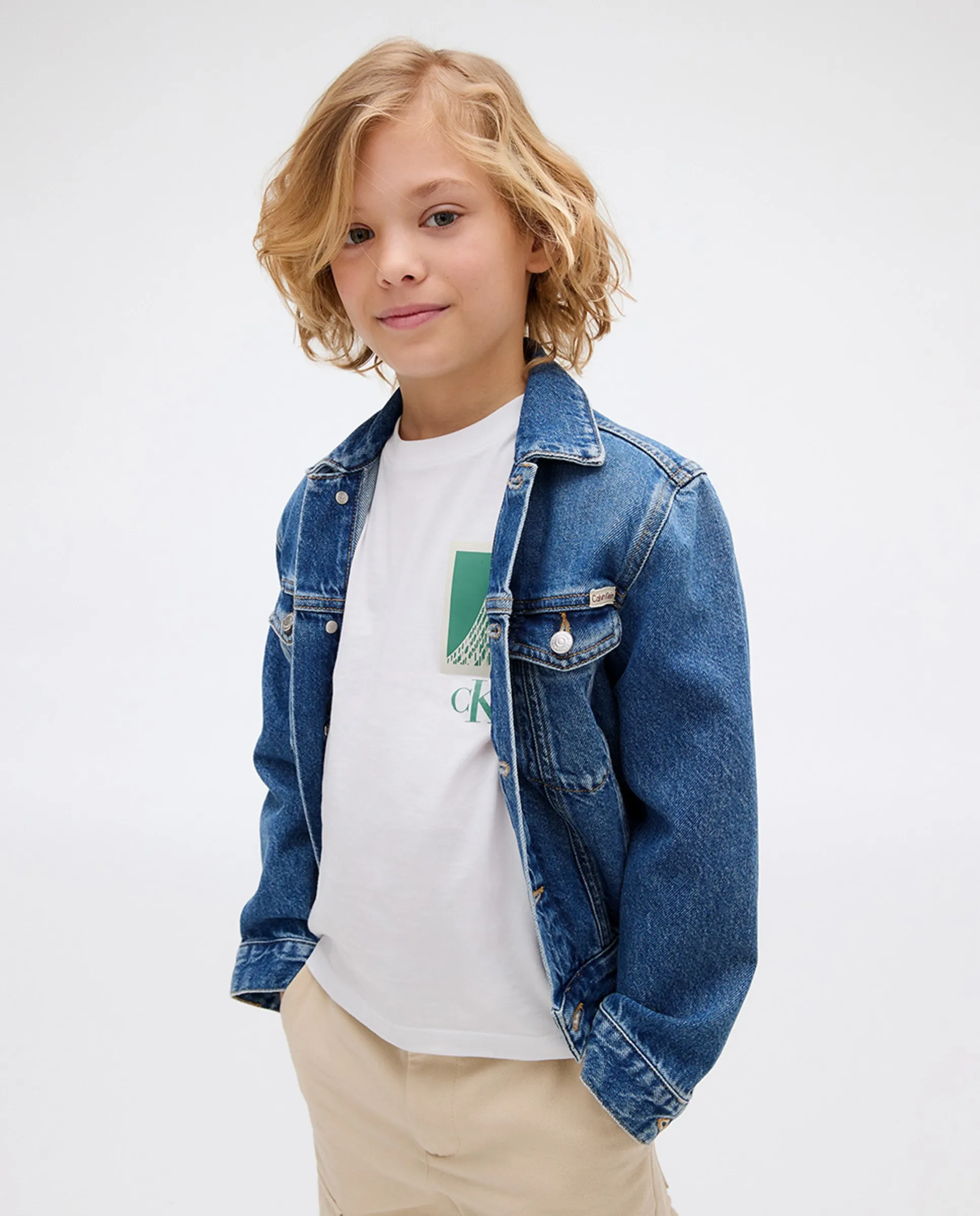 Детская футболка с принтом Calvin Klein, белый
Детская футболка с принтом Calvin Klein, белый