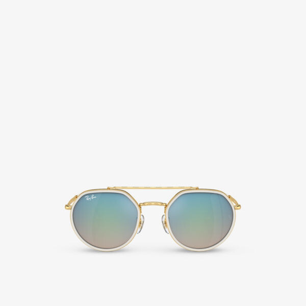 Солнцезащитные очки RB3765 в металлической круглой оправе Ray-Ban, желтый
Солнцезащитные очки RB3765 в металлической круглой оправе Ray-Ban, желтый