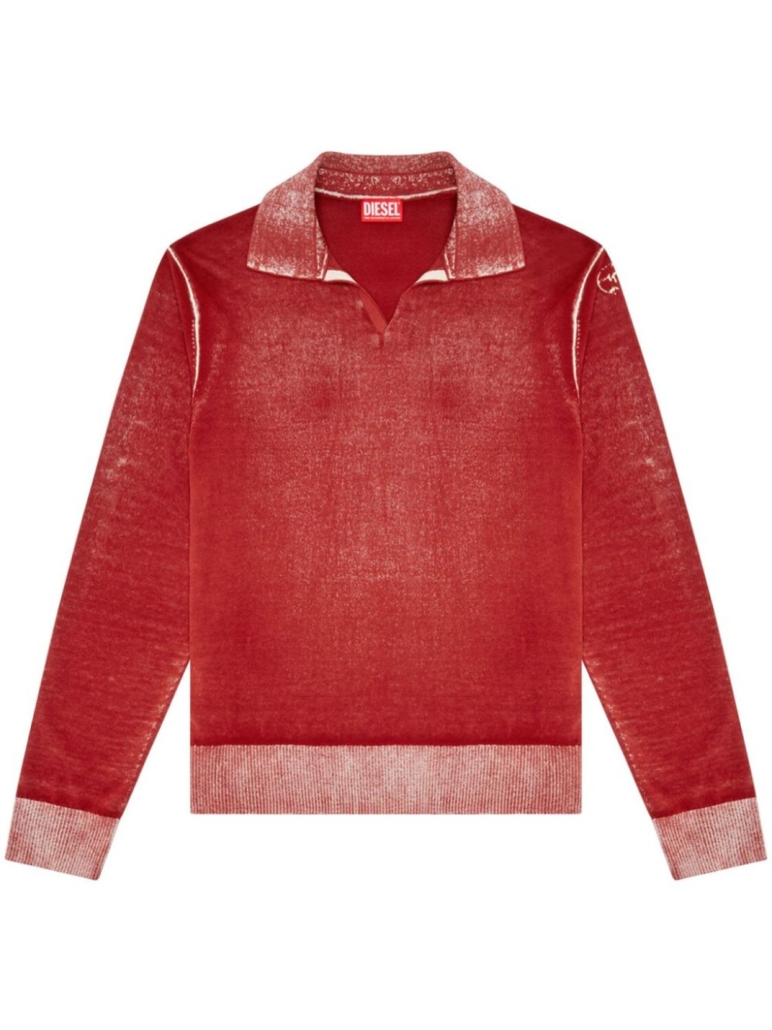Diesel джемпер в рубчик с выцветшим эффектом, красный
Diesel джемпер в рубчик с выцветшим эффектом, красный
