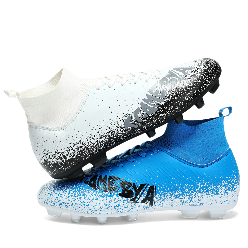 Бутсы для футбола с высоким верхом, амортизирующие, устойчивые к истиранию, противоскользящие, для подростков Peter pan, синий/белый
Бутсы для футбола с высоким верхом, амортизирующие, устойчивые к истиранию, противоскользящие, для подростков Peter pan, синий/белый