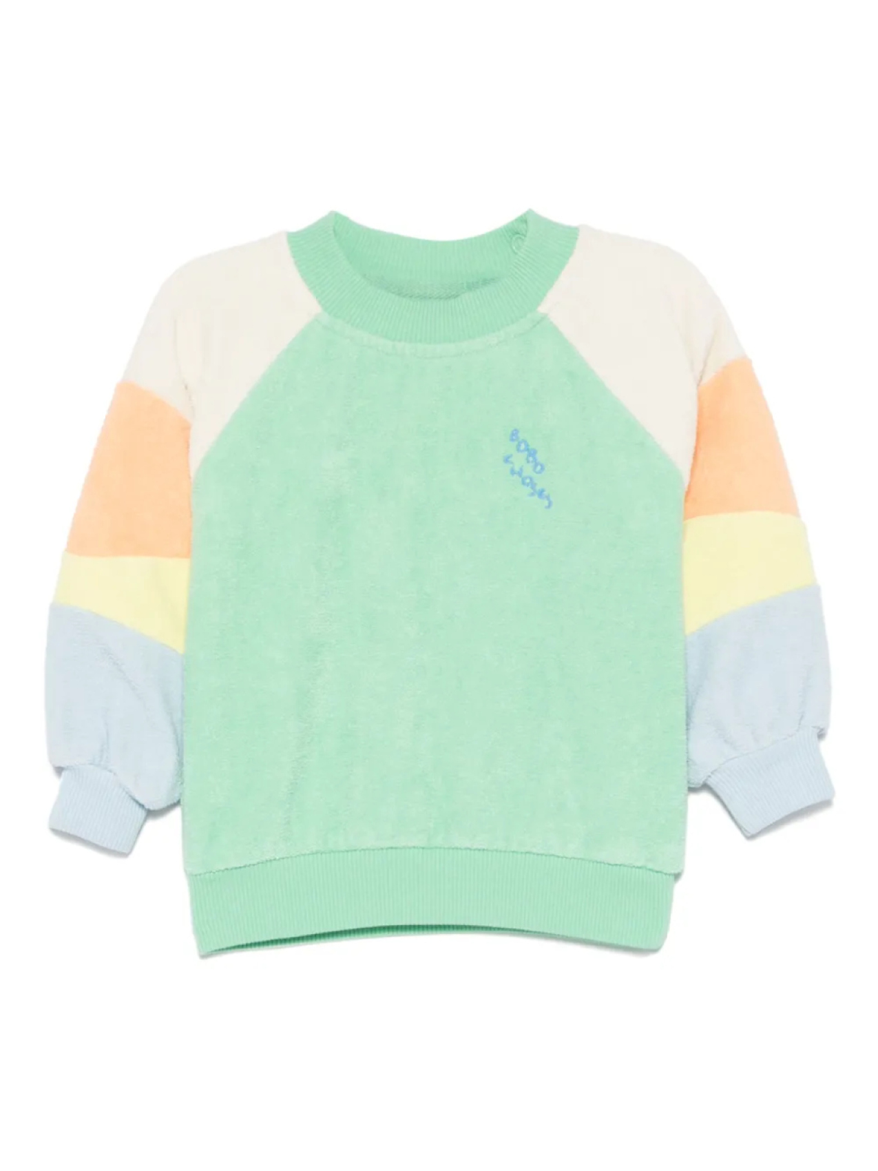 Махровая толстовка с цветными блоками Bobo Choses, зеленый
Махровая толстовка с цветными блоками Bobo Choses, зеленый