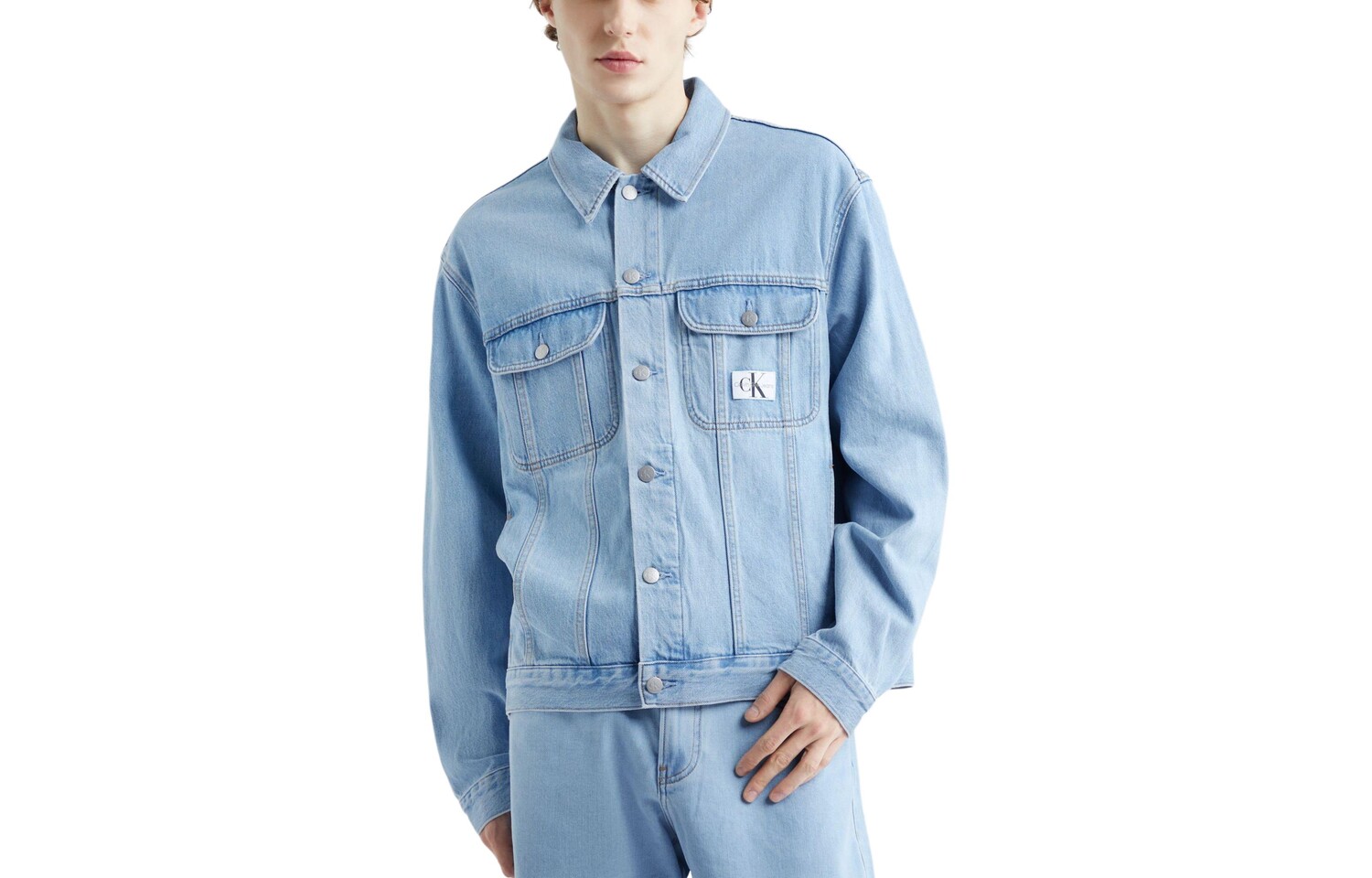 Мужская джинсовая куртка Calvin Klein, цвет Blue, Синий, Мужская джинсовая куртка Calvin Klein, цвет Blue 
Мужская джинсовая куртка Calvin Klein, цвет Blue, Синий, Мужская джинсовая куртка Calvin Klein, цвет Blue