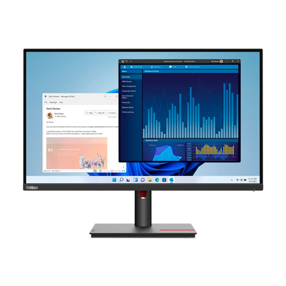 Монитор Lenovo ThinkVision T27p-30, 27", 3840x2160, 60 Гц, IPS, черный
Монитор Lenovo ThinkVision T27p-30, 27", 3840x2160, 60 Гц, IPS, черный