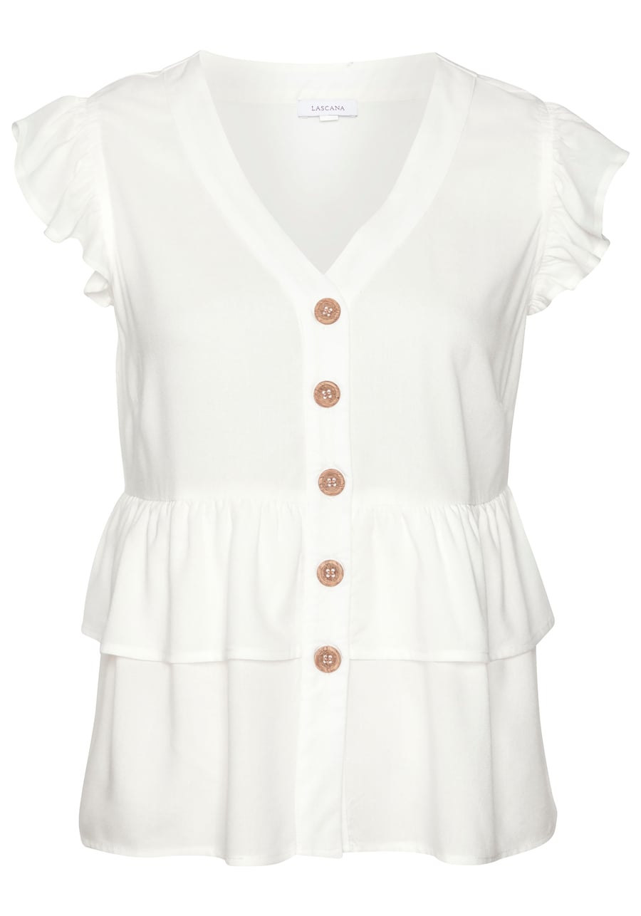 Блуза LASCANA, жемчужно-белый
Блуза LASCANA, жемчужно-белый