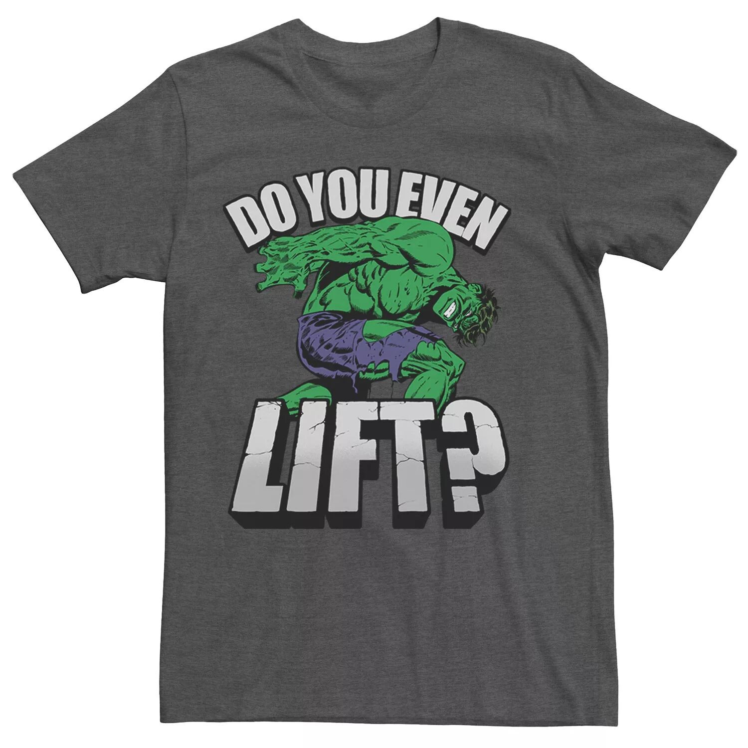 Мужская футболка Incredible Hulk с надписью Do You Lift Licensed Character
Мужская футболка Incredible Hulk с надписью Do You Lift Licensed Character