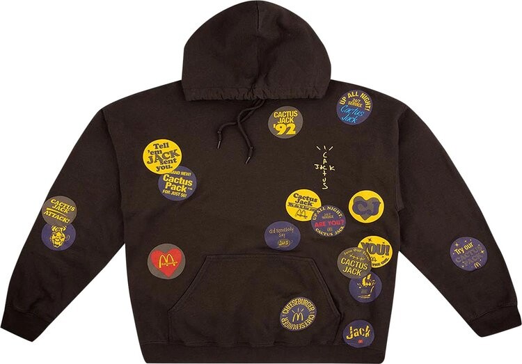 Худи Cactus Jack by Travis Scott x McDonald's Sticker Bomb Hoodie 'Brown', коричневый
Худи Cactus Jack by Travis Scott x McDonald's Sticker Bomb Hoodie 'Brown', коричневый