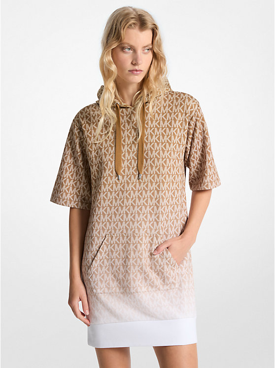 Платье с капюшоном из хлопчатобумажной махровой ткани с фирменным логотипом Ombré Michael Kors, коричневый
Платье с капюшоном из хлопчатобумажной махровой ткани с фирменным логотипом Ombré Michael Kors, коричневый