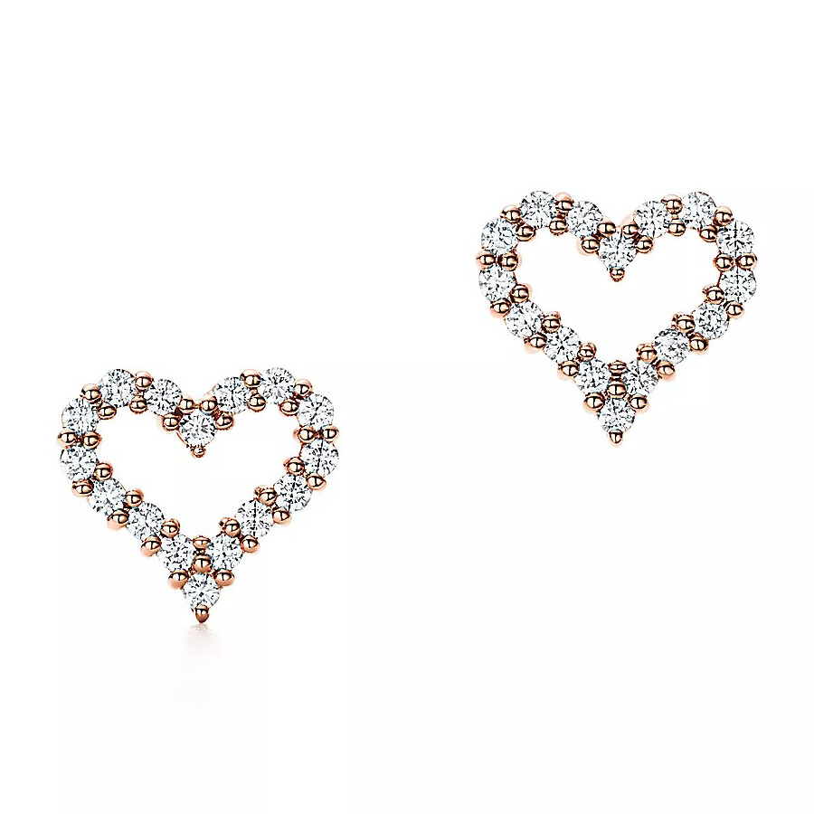 Серьги Tiffany & Co Heart, розовое золото/бриллианты
Серьги Tiffany & Co Heart, розовое золото/бриллианты