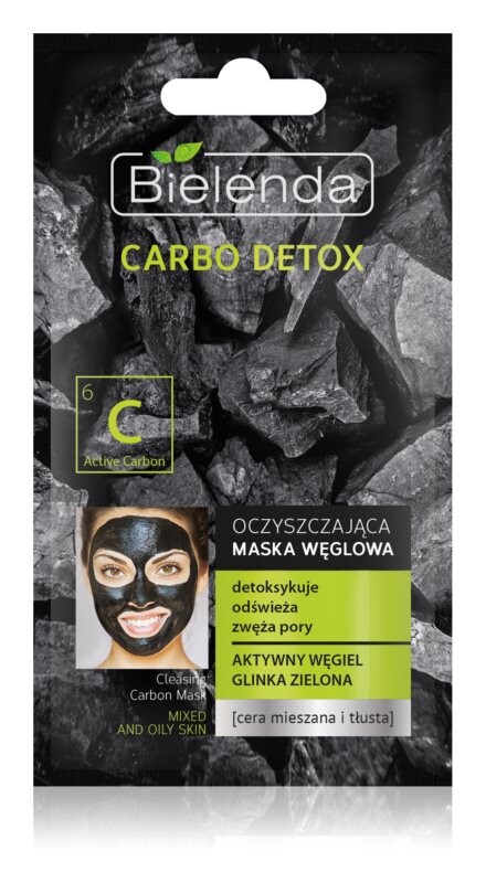 Очищающая угольная маска для жирной и комбинированной кожи Bielenda Carbo Detox Active Carbon
Очищающая угольная маска для жирной и комбинированной кожи Bielenda Carbo Detox Active Carbon