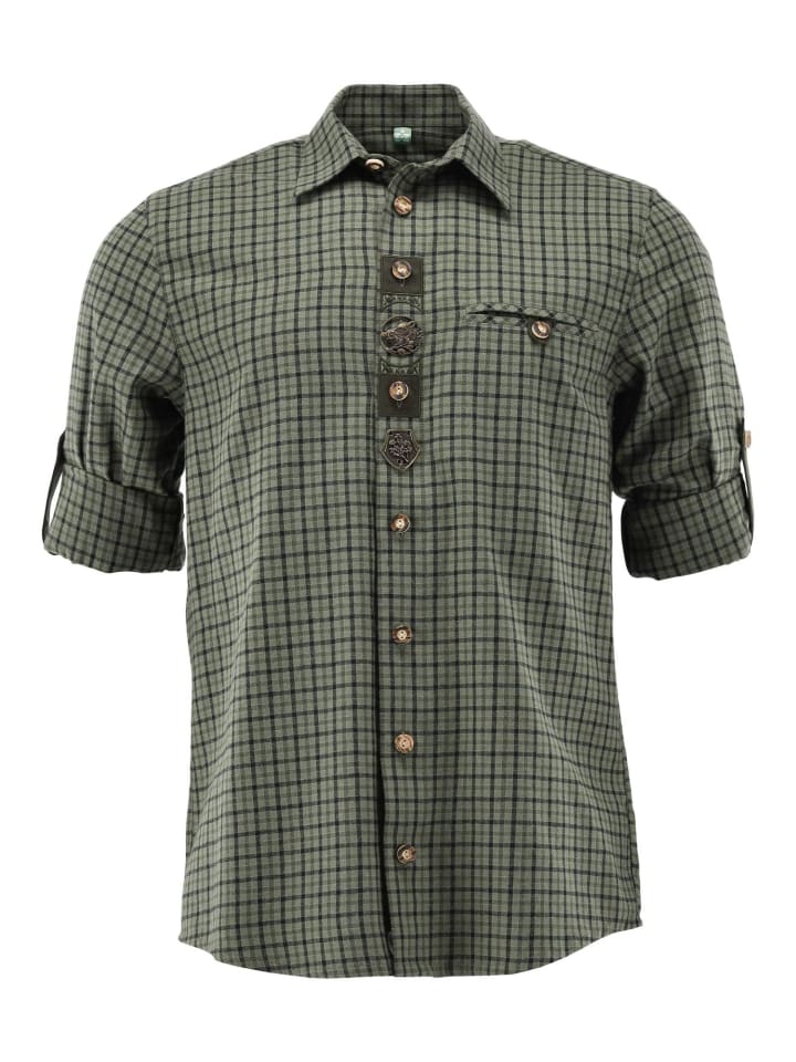 Рубашка OS-Trachten, оливковый
Рубашка OS-Trachten, оливковый