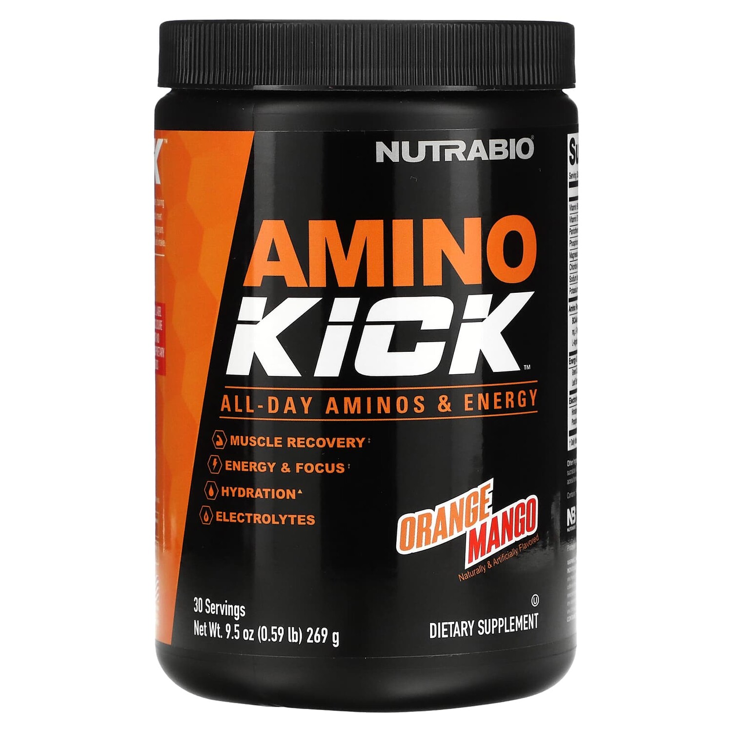 Добавка Nutrabio Labs Amino Kick, апельсин / манго, 269 г
Добавка Nutrabio Labs Amino Kick, апельсин / манго, 269 г
