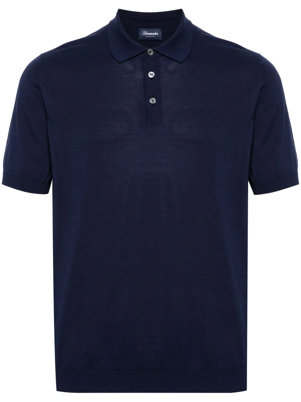 Рубашка поло тонкой вязки Drumohr, синий
Рубашка поло тонкой вязки Drumohr, синий
