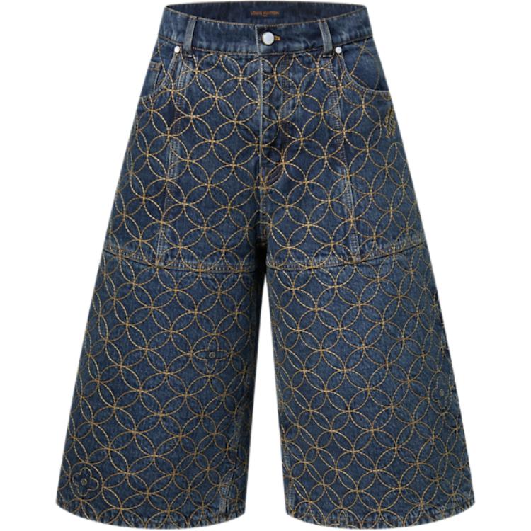 Вышитые рабочие шорты LOUIS VUITTON, синий
Вышитые рабочие шорты LOUIS VUITTON, синий