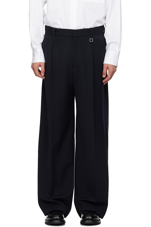 Складные широкие брюки Wooyoungmi, темно-синий
Складные широкие брюки Wooyoungmi, темно-синий