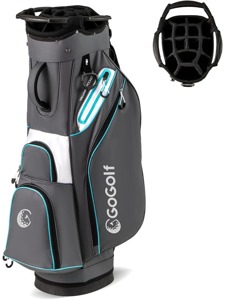 COSTWAY Сумка для гольфа на 14 отделений с ремнем для переноски, серого цвета
COSTWAY Сумка для гольфа на 14 отделений с ремнем для переноски, серого цвета