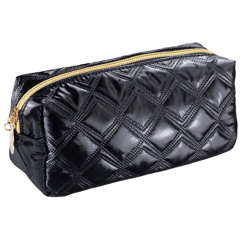 Inter-Vion Gold & Black стеганая косметичка-пенал, черный
Inter-Vion Gold & Black стеганая косметичка-пенал, черный