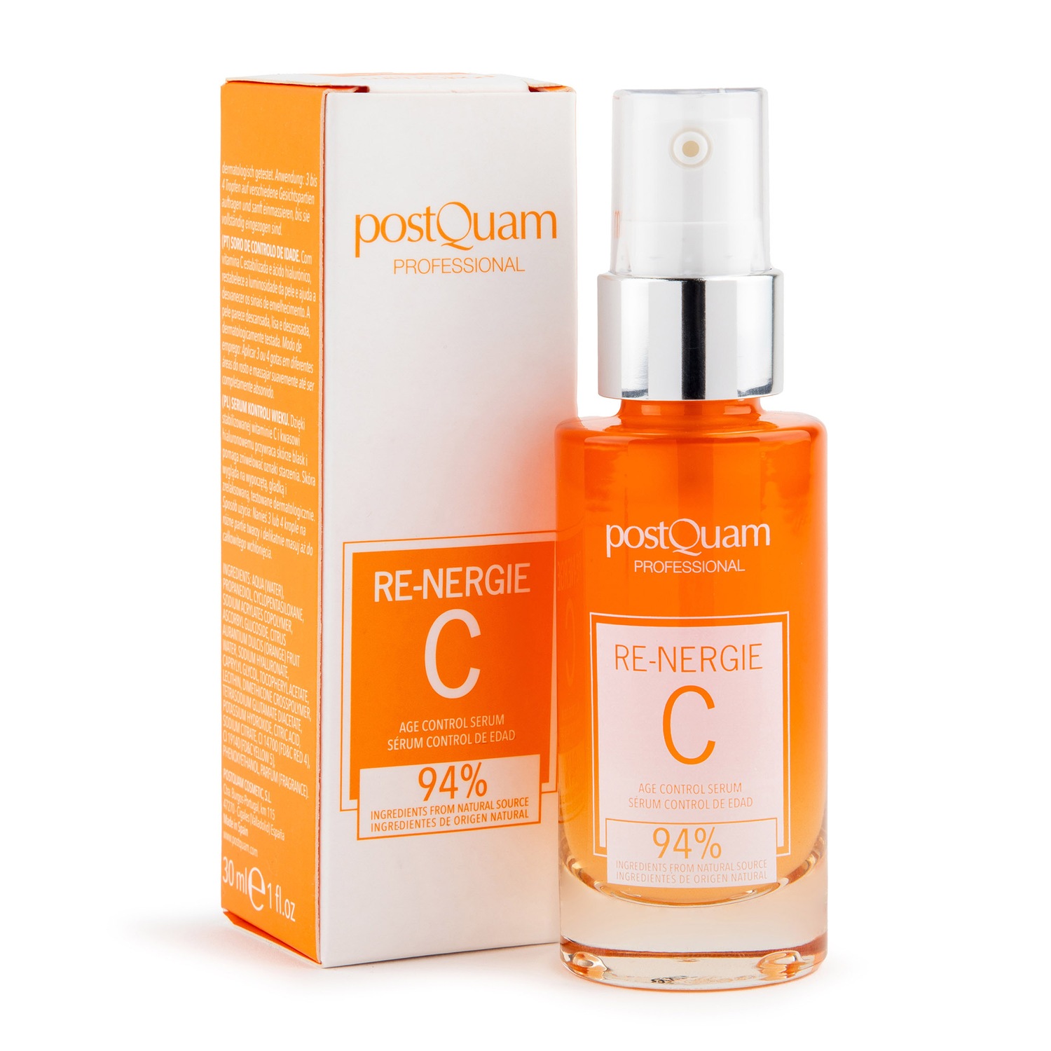 Сыворотка для лица re-energie vit c serum Postquam, объем 30 мл
Сыворотка для лица re-energie vit c serum Postquam, объем 30 мл