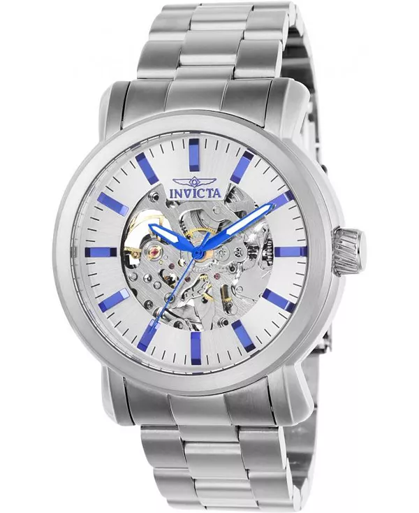 Мужские винтажные автоматические часы 22573 с тремя стрелками и серебряным циферблатом Invicta, silver
Мужские винтажные автоматические часы 22573 с тремя стрелками и серебряным циферблатом Invicta, silver