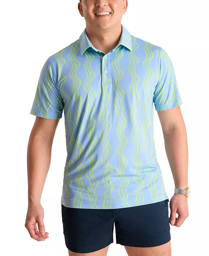 Мужская поло The Wavy Daze Performance Chubbies, синий
Мужская поло The Wavy Daze Performance Chubbies, синий