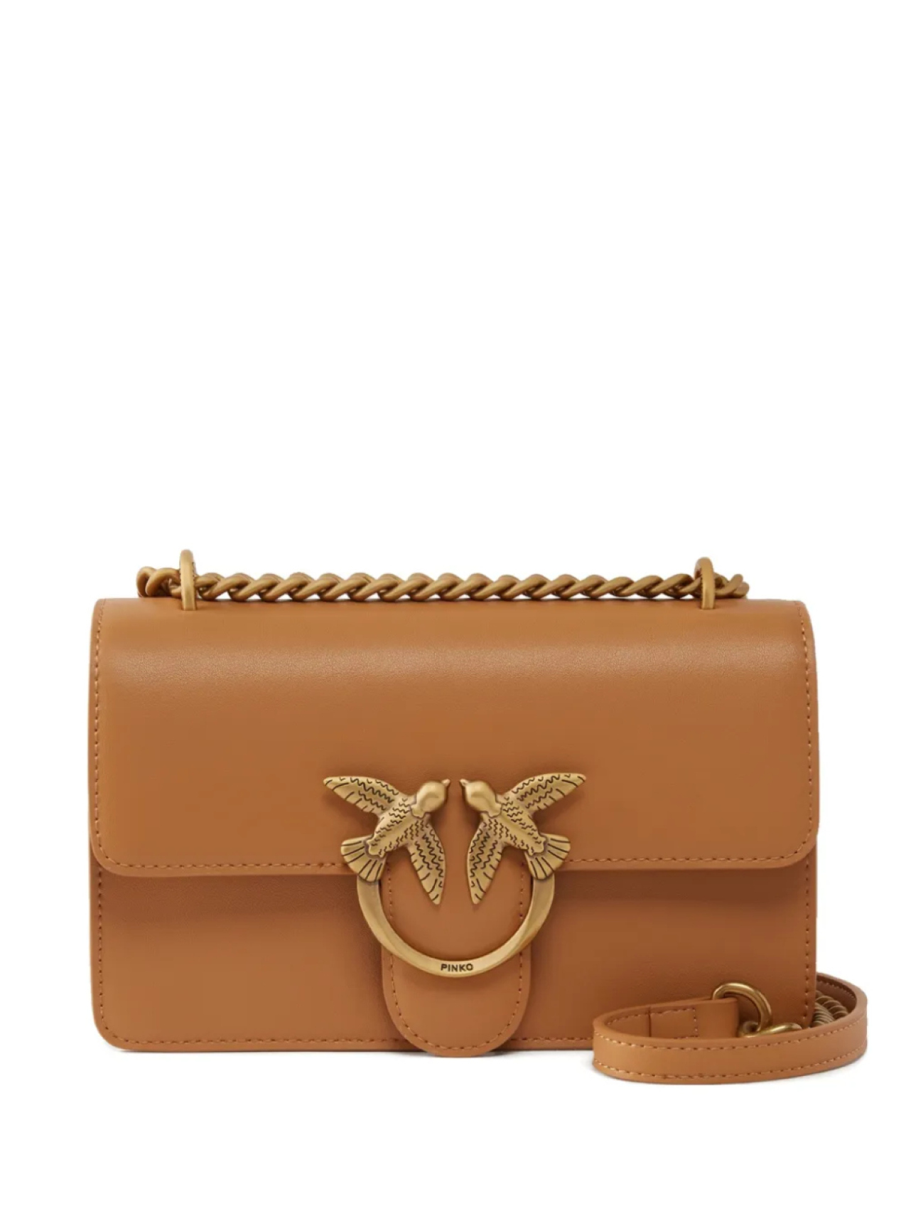 Сумка Love One через плечо PINKO, коричневый
Сумка Love One через плечо PINKO, коричневый